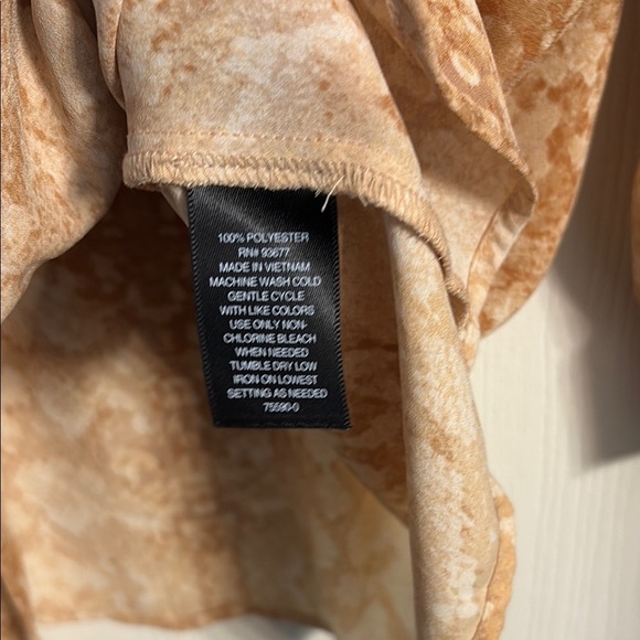 Worthington Tan Button-Down Blouse - Picture 6 of 6